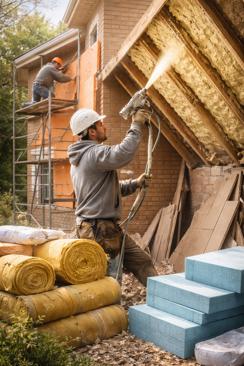 Утепление домов в Уфе под ключ от 4316 руб/м2 | Профессионально — ТепломастерУфа