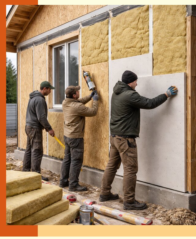 Профессиональное утепление дома из SIP-панелей в Уфе