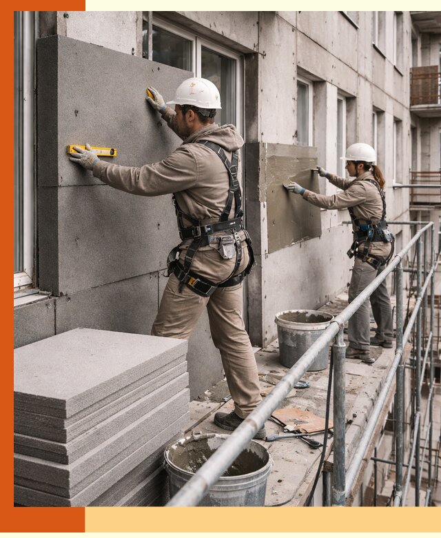 Утепление квартиры снаружи под ключ в Уфе