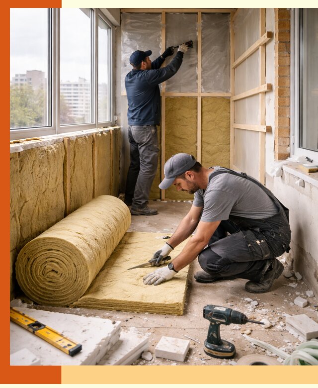 Утепление балкона под ключ в Уфе качественно и быстро