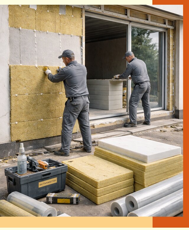 Утепление торгового павильона в Уфе от 14899 руб./м² под ключ | ТепломастерУфа